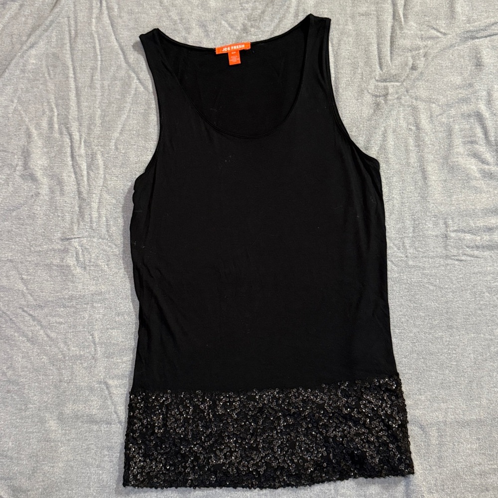Joe Fresh Black Sleeveless Top